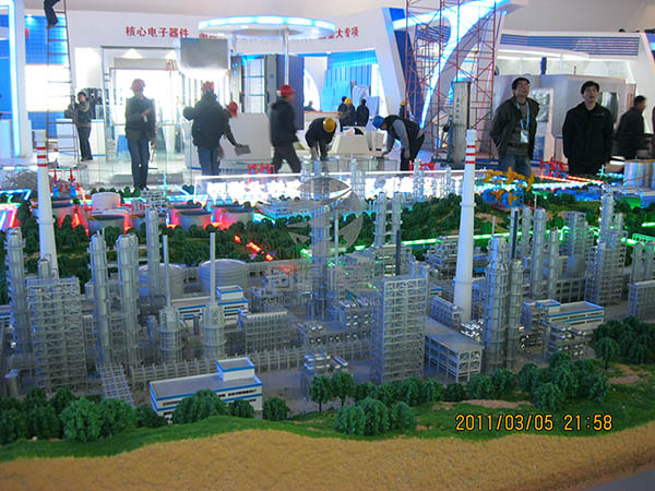 安化县工业模型